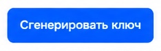Кнопка «Сгенерировать ключ» в Ozon Seller